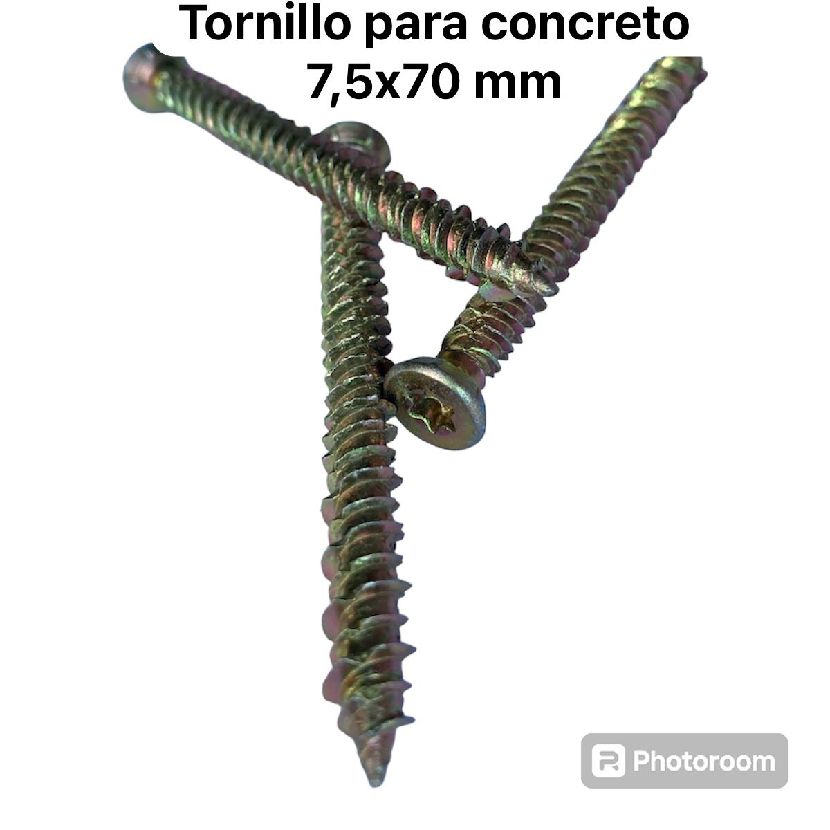 Tornillo para concreto 7.5x72 mm
