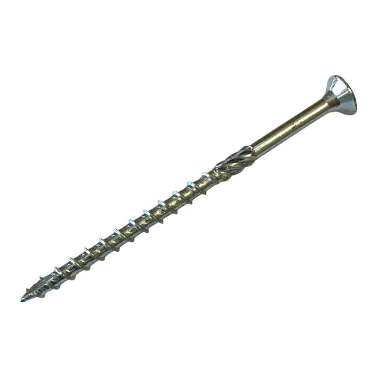 Pack 100 tornillos turbo Torx y receso 6 x 100 mm