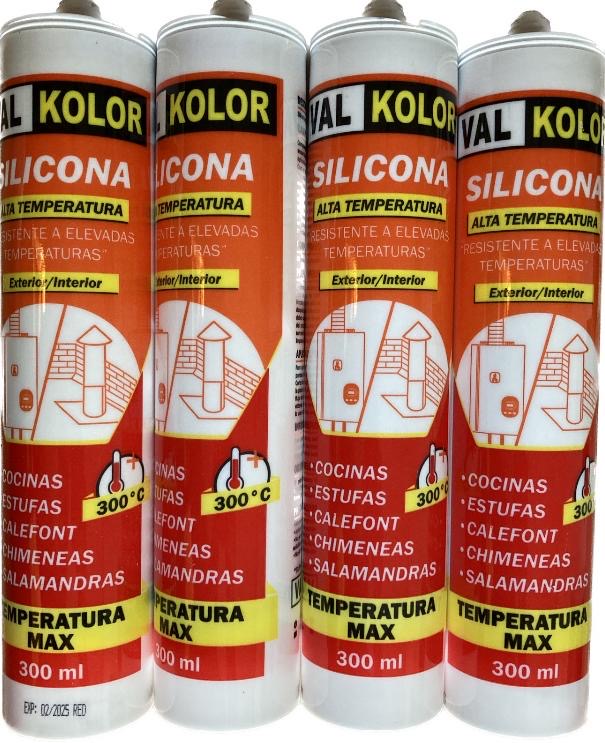 Silicona roja de alta temperatura