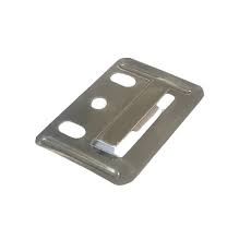 Pack 10 Clips metálicos soportes para wall panel + 10 tornillos + 10 tarugos