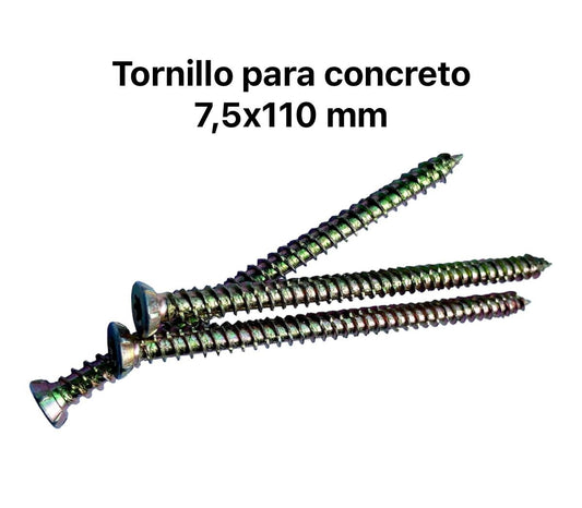 Tornillo para concreto 7,5x110 mm