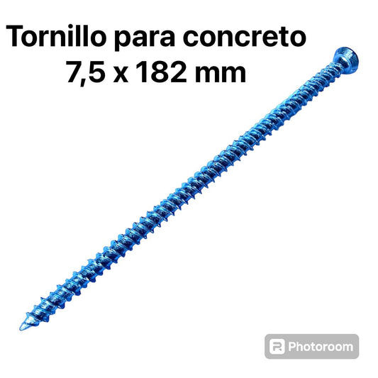 Tornillo para concreto 7,5x182 mm